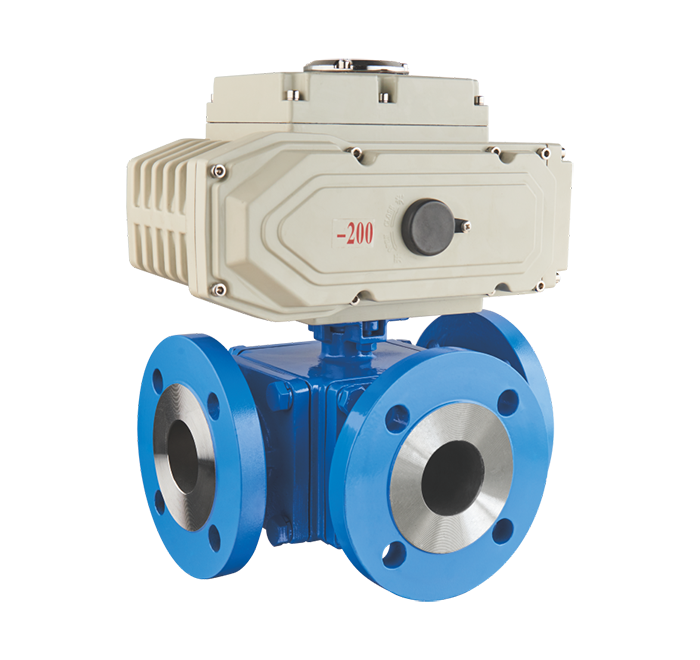 美標(biāo)L型三通電動(dòng)球閥